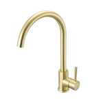 Elegant Lighting FAK-307 Finn 1.8 Gpm Hole Kitchen Faucet Gold. Fixed Price $49.58.