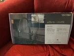 Allen + Roth Bryton Stainless Steel Finish Pull-down Kitchen Faucet With Led. Fixed Price $45.99.