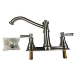 Moen 7250SRS Belfield Two Handle High Arc Kitchen Faucet - Spot Resist Stainless. Fixed Price $150.90.