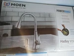 Moen Hadley 87245 Pull Down Kitchen Faucet Chrome Power Boost. Fixed Price $87.96.