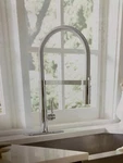 Allen + Roth Rhys Chrome Commercial Style Kitchen Faucet. Fixed Price $119.99.