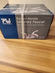 Plumb Works Double Handle Lavatory Faucet Brushed Nickle Finish 673-7094 New!. Fixed Price $9.99.