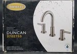 Jacuzzi Duncan Brushed Nickel 2-HANDLE Widespread Bathroom Faucet New #0702753. Fixed Price $89.99.