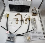 Delta 3559-CZMPU-DST Trinsic Widespread Bathroom Faucet, Champagne Bronze. Fixed Price $399.95.