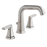 Jax 8" Polished Nickel Widespread Bathroom Faucet, Double-handle, High-arc. Fixed Price $141.72.