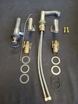 Hansgrohe Bathroom Faucet W/pop-up Drain Brushed Nickel 31073821. Fixed Price $149.00.