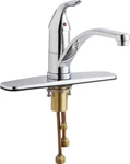 Chicago Faucets 431-ABCP Single Handle Kitchen Polished Chrome. Fixed Price $152.04.