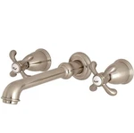 Kingston Brass KS702.8TX French Country Wall Mounted Roman Tub - Brushed Nickel. Fixed Price $125.00.