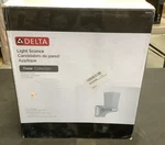 Delta Tesla Single Light Wall Sconce Polished Chrome. 75270.. Fixed Price $16.99.
