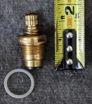 Central Brass Faucet Replacement Stem, Cold Side, G-454-EL -new In Bag. Fixed Price $9.00.