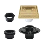 Kingston Brass BSFK4464 Watercourse 3-15/16" Square Shower Drain. Fixed Price $162.44.
