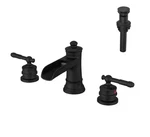 Flynama Classical Double-handle Vessel Sink Faucet With Pop-up Drain Black New. Fixed Price $66.36.