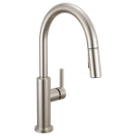 Delta Nicoli 19867LF-SS Single Handle Pull-down Kitchen Faucet Stainless. Fixed Price $236.37.