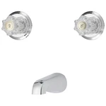 Boston Harbor GU-TQOB015CP Tub Faucet, 2-HANDLE, Round Metal/plastic, Wa. Fixed Price $60.56.