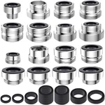 Faucet Adapter Kit 16 Pcs - M22 Sink Aerator Connect Garden Hose Water Filter. Fixed Price $27.18.