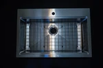 Giagni Pallazio 33" All-in-one Kitchen Workstation Sink, Stainless Steel. Fixed Price $350.00.