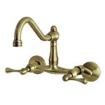 Kingston Brass KS322.BL Vintage 1.8 Gpm Widespread Bridge Kitchen -. Fixed Price $259.97.
