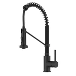 Kraus Bolden KPF-1610MB Kitchen Faucet Matte Black Level Pull Down. Fixed Price $152.94.