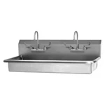 Sani-lav 5A2F-0.5 Wall Mount, 4 Hole, Dual Manual Handle, Silver, Wash Station. Fixed Price $2299.99.