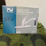 New Plumb Works Chrome Single Handle Kitchen Faucet W/ Optional SPRAY..673-6809. Fixed Price $49.99.