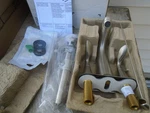 Kohler K-5316-4-BN Refinia Centerset Lavatory Faucet Brushed Nickel. Fixed Price $39.95.