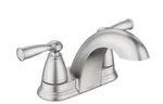 Moen 84942SRN Banbury In Double Handle Low-arc Bathroom Faucet Brushed Nickel. Fixed Price $49.99.