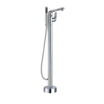 Casainc Chrome 1-HANDLE Freestanding Swivel Bathtub Faucet W/ Shower KCLT00. Fixed Price $199.50.
