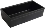 Whitehaus WHQ536 36" Large Quatro Alcove Reversible Fireclay Farm - Black. Fixed Price $994.00.