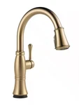 Delta 9197T-CZ-PR-DST Cassidy Pull-down Kitchen Faucet Lumicoat Champagne Bronze. Fixed Price $177.00.