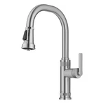 Kraus KPF-4102 Allyn 1.8 Gpm Hole Pull Down Kitchen Faucet Stainless Steel. Fixed Price $314.95.