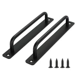Malimali 4 Pack Black Barn Door Handles, 7-1/2" Hole Center Gate Slidi.... Fixed Price $28.89.
