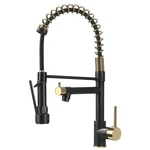 Aimadi Black Gold Kitchen Faucet Single Handle Sprayer Commercial Style. Fixed Price $179.99.