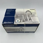 Nib Aquasource - Handle Bathroom Chrome Finish Faucet #0332840 New. Fixed Price $30.00.