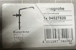 Hansgrohe Hg System Showerpipe 04526820 Brushed Nickel Opened Box. Fixed Price $179.99.