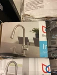 Moen Single Handle Pull-down Kitchen Faucet 17" Stainless Steel (87090MSRS). Fixed Price $129.99.