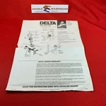 1982 Delta Installation Guide Single Handle Lavatory Centerset Faucets 502 - 532. Fixed Price $14.99.