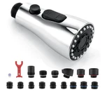 Cabezal Extra Ble De Grifo Cocina 3 Funciones 15 Conectores Cromado. Nuev. Fixed Price $33.99.