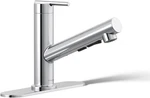 Kohler K-22976-CP Crue Pull Out Kitchen Faucet W/ 3-FUNCTION Spray Chrome. Fixed Price $291.62.