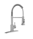 Forious HH51000BN Kitchen Faucet W/ Pull Down Sprayer Brushed Nickel. Fixed Price $29.99.