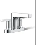 Kohler K-97031-4-CP Taut Bathroom Sink Faucet Centerset Polished Chrome. Fixed Price $79.99.