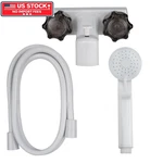 Recpro 4" Rv Tub And Shower Diverter Faucet White/smoke With. Fixed Price $50.98.