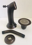 Moen T2153EP Brantford Shower Head Arm Flange And Tub Spout Bronze No Valve Trim. Fixed Price $88.00.