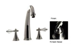 Luxury Brand Santec 2250KC75-TM Kriss Crystal Tub Filler Satin Nickel, New!. Fixed Price $252.00.