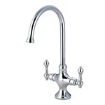 Kingston Brass KS176.ALLS Vintage 1.8 Gpm Hole Kitchen Faucet - Chrome. Fixed Price $233.97.