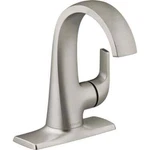 Kohler Cursiva Single Handle Hole Bathroom Faucet, Vibrant Brushed Nickel. Fixed Price $86.14.
