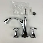Moen T657 Wynford Two-handle High Arc Roman Tub Faucet Cross Handles Chrome. Fixed Price $169.99.