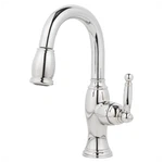 Newport Brass 2510-5203/26 Nadya Prep/bar Pull Down Faucet Polished Chrome. Fixed Price $882.00.