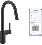 Moen 7565EVBL Align Smart Faucet 1.5 Gpm Hole Pull Down Kitchen - Matte Black. Fixed Price $638.32.