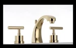 New "kingston Brass" 8" Widespread Bathroom Faucet Polished Gold KS4982CML. Fixed Price $129.00.