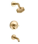 Kohler Purist K-T14420-3G-2MB Bath Tub Spout Valve Trim Showerhead Moderne Brass. Fixed Price $738.00.